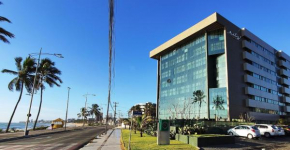 Flat Vista mar c Limpeza Diária | R627